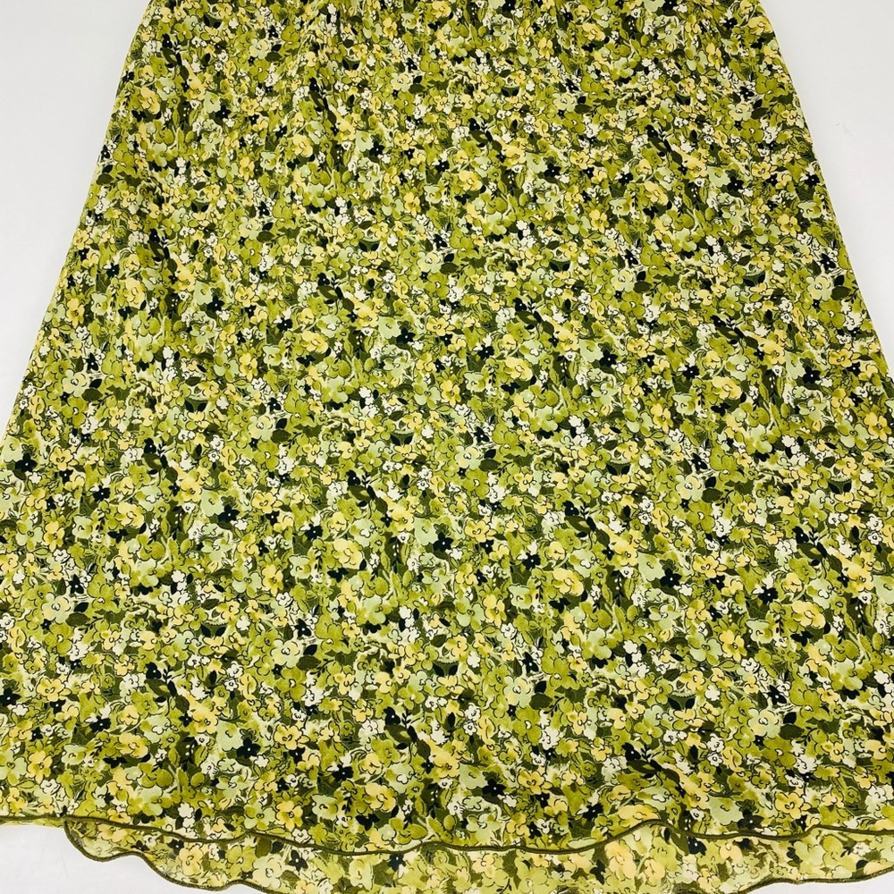 NortonMCNaughton- Skirt- A-Line.Full. Green. Small